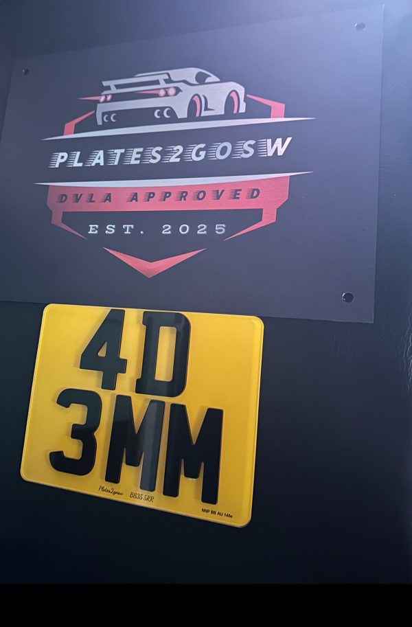 Standard‑Size Motorbike/Quad Plate -  4D 3 mm - Image 3
