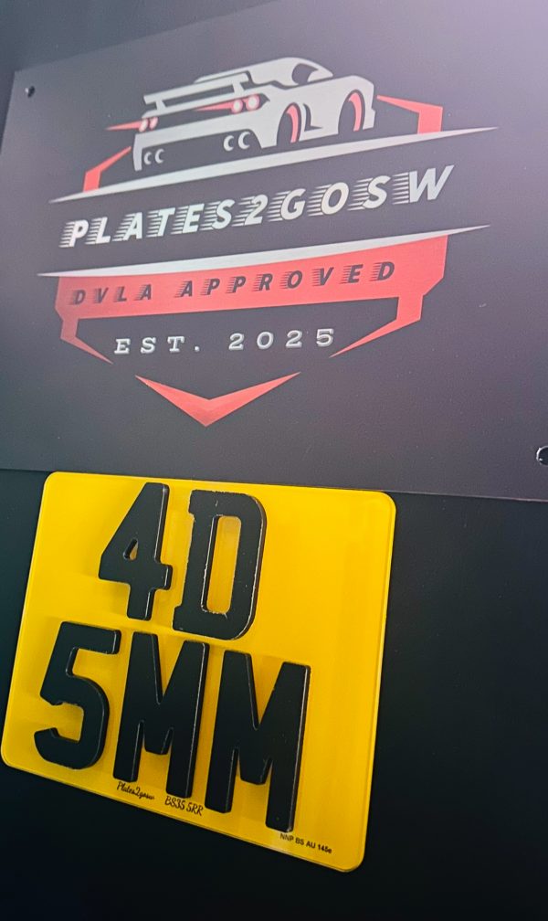 Standard‑Size Motorbike/Quad Plate – 4D 5 mm - Image 3